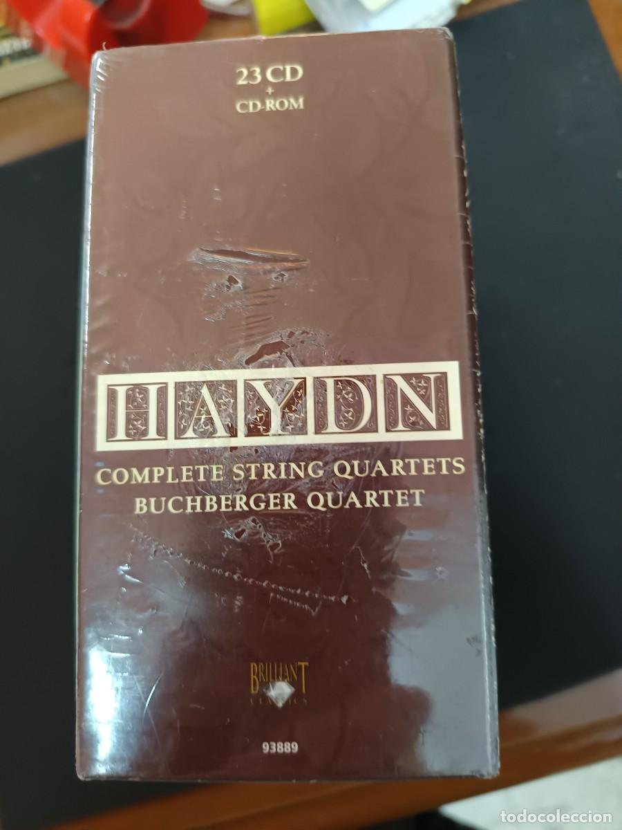 CDs de m&uacute;sica: CD SET/CAJA. 23 CDS + CD-ROM. HAYDN. COMPLETE STRING QUARTETS. BUCHBERGER QUARTET. BRILLIANT - Foto 4