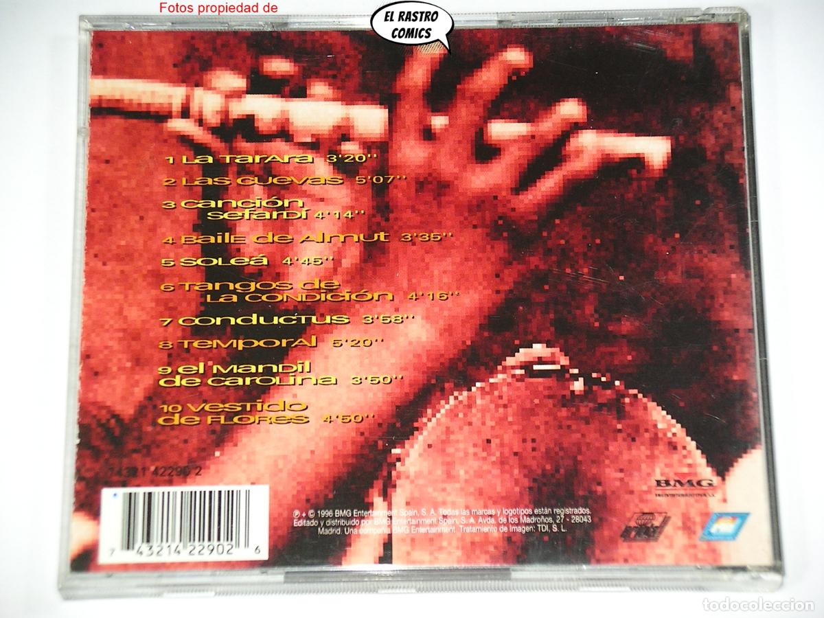 CDs de m&uacute;sica: Radio Tarifa, Temporal, CD BMG Ariola 1996 - Foto 2
