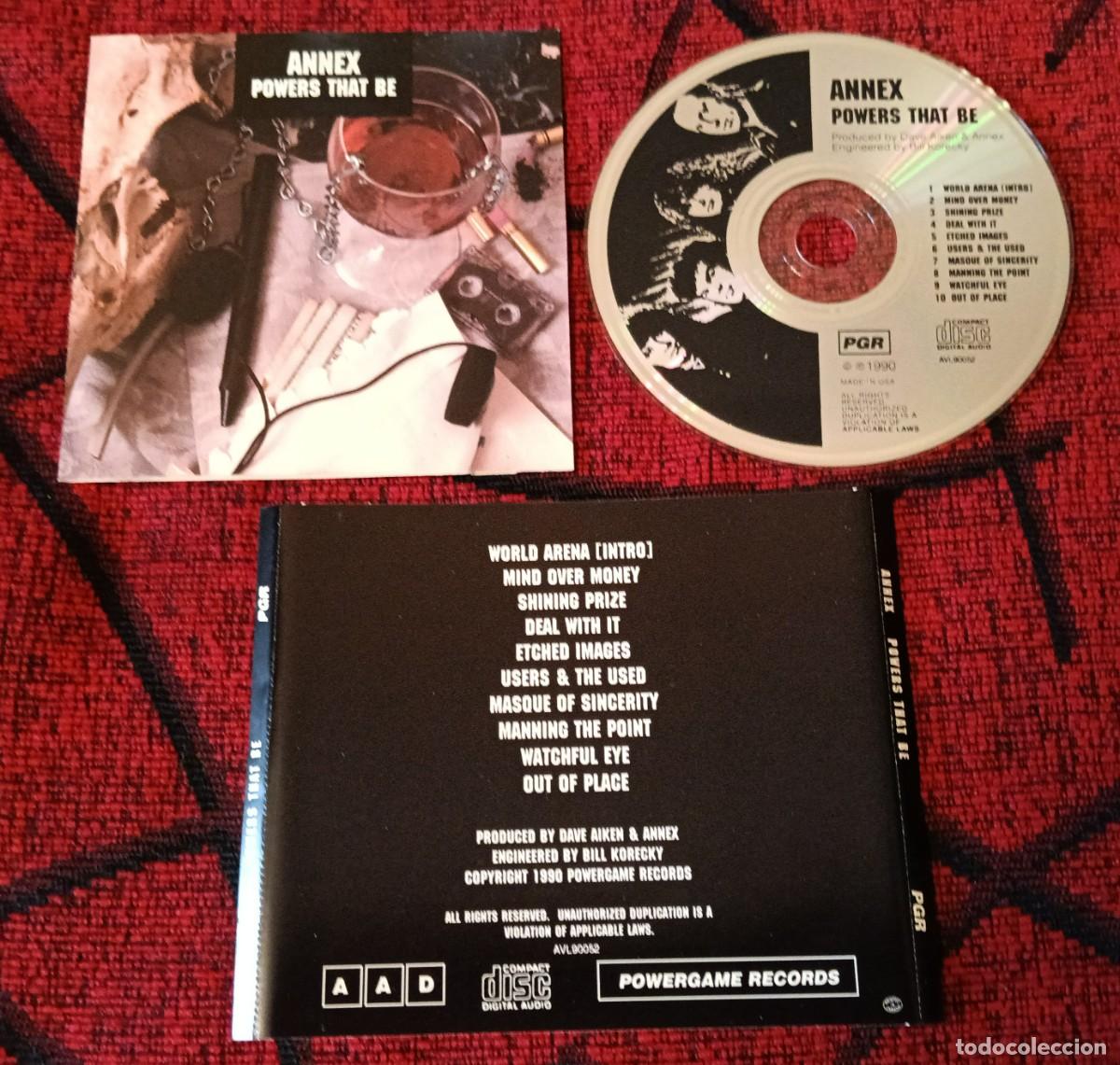 CDs de m&uacute;sica: ANNEX ** Powers That Be ** 1990 USA CD - Foto 1