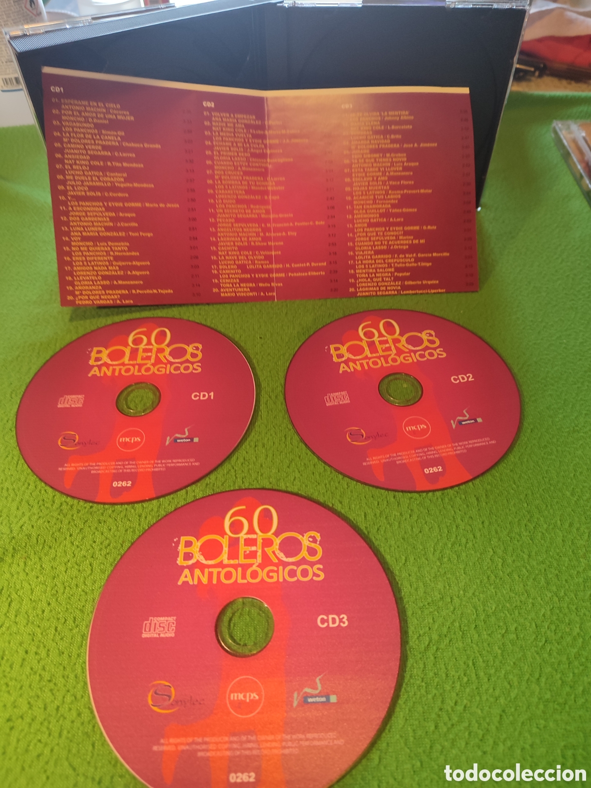 CDs de m&uacute;sica: 60 Boleros antol&oacute;gicos - Varios 3cds - Foto 2