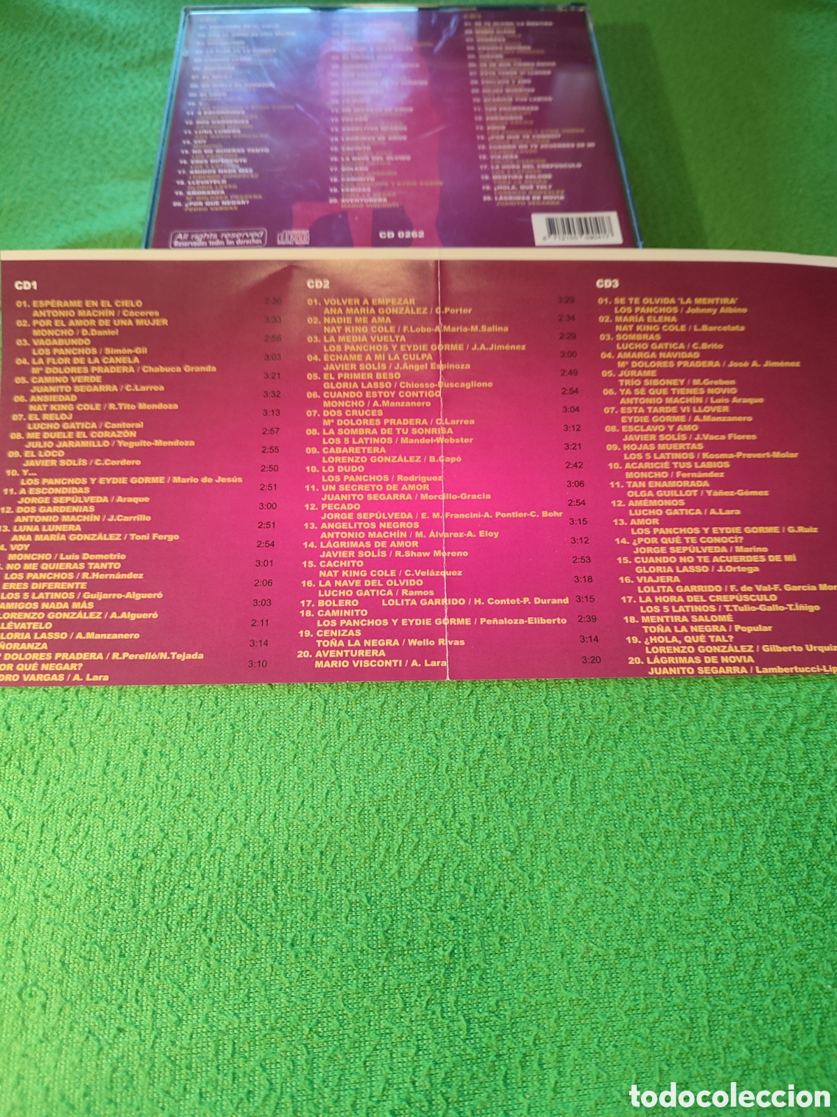 CDs de m&uacute;sica: 60 Boleros antol&oacute;gicos - Varios 3cds - Foto 3