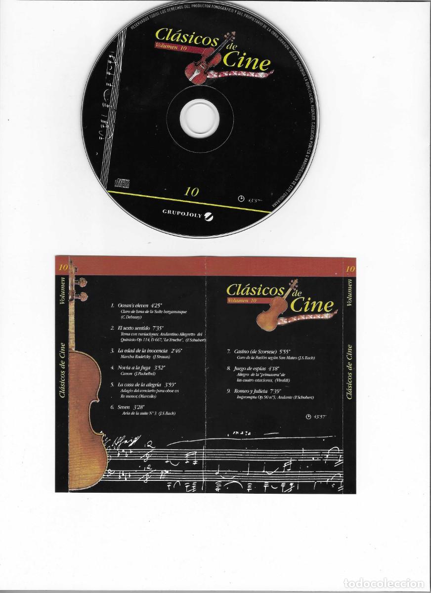CDs de m&uacute;sica: CLASICOS DE CINE. VOLUMEN 10 - Foto 1