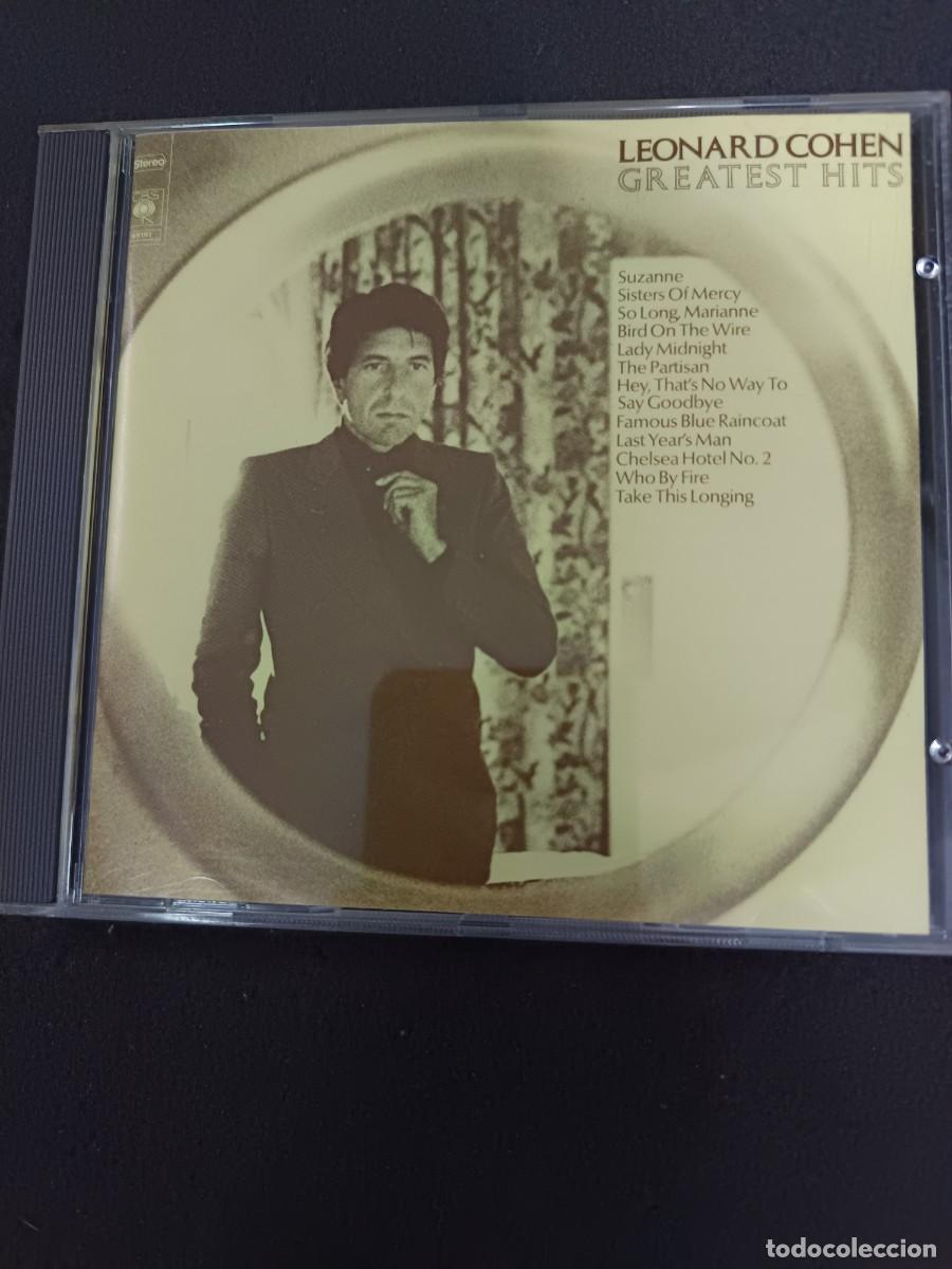 CDs de m&uacute;sica: CD LEONARD COHEN. GREATEST HITS. CBS - Foto 1