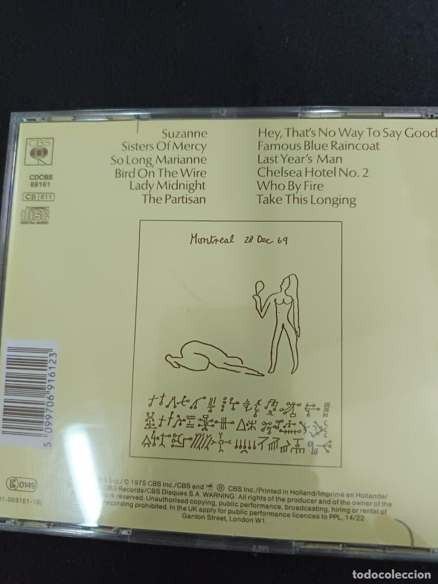 CDs de m&uacute;sica: CD LEONARD COHEN. GREATEST HITS. CBS - Foto 2