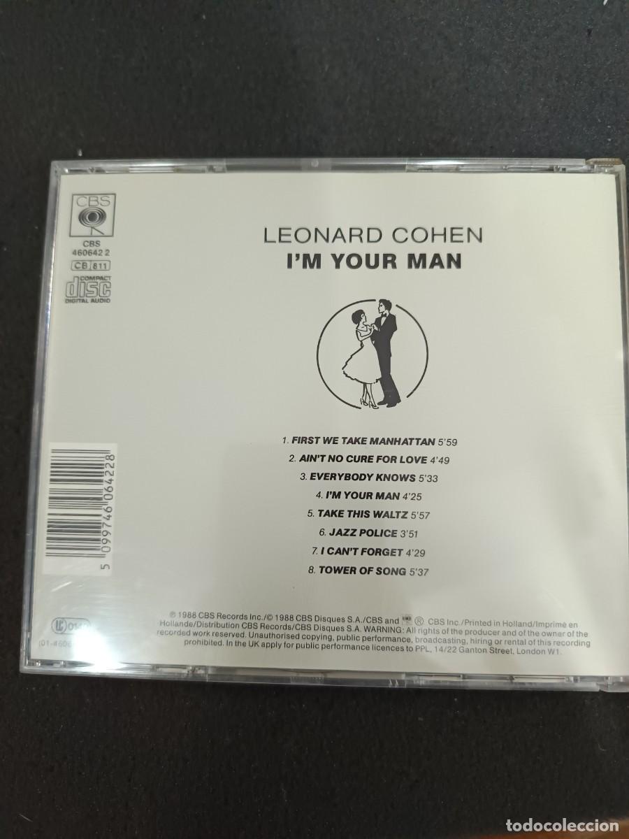 CDs de m&uacute;sica: CD LEONARD COHEN. IM YOUR MAN. CBS - Foto 2