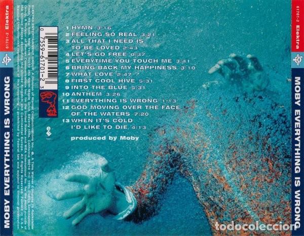 CDs de m&uacute;sica: Moby - Everything is wrong - Foto 2