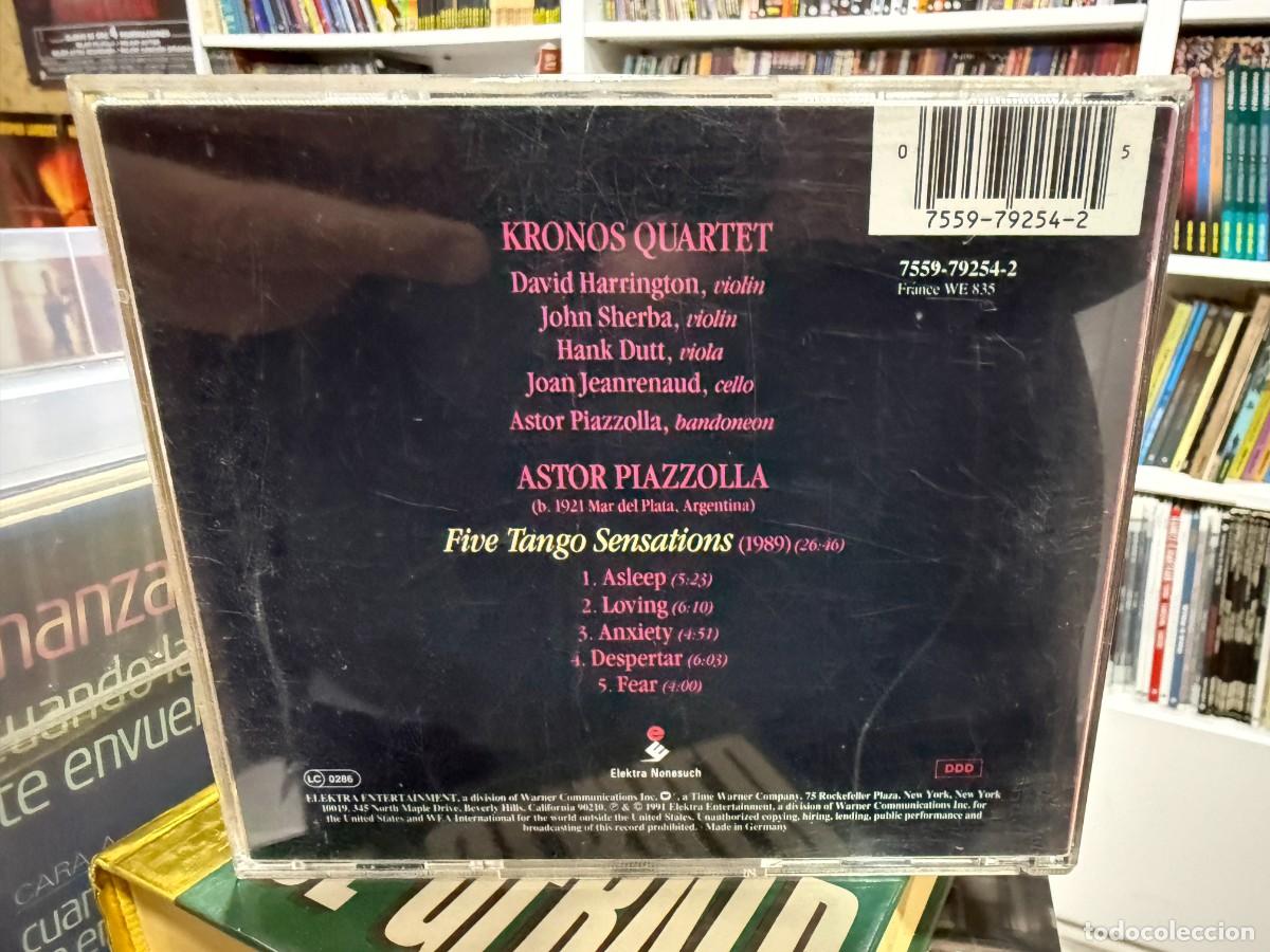 CDs de m&uacute;sica: Astor Piazzolla - Kronos Quartet - Five Tango Sensations (CD) - Foto 2