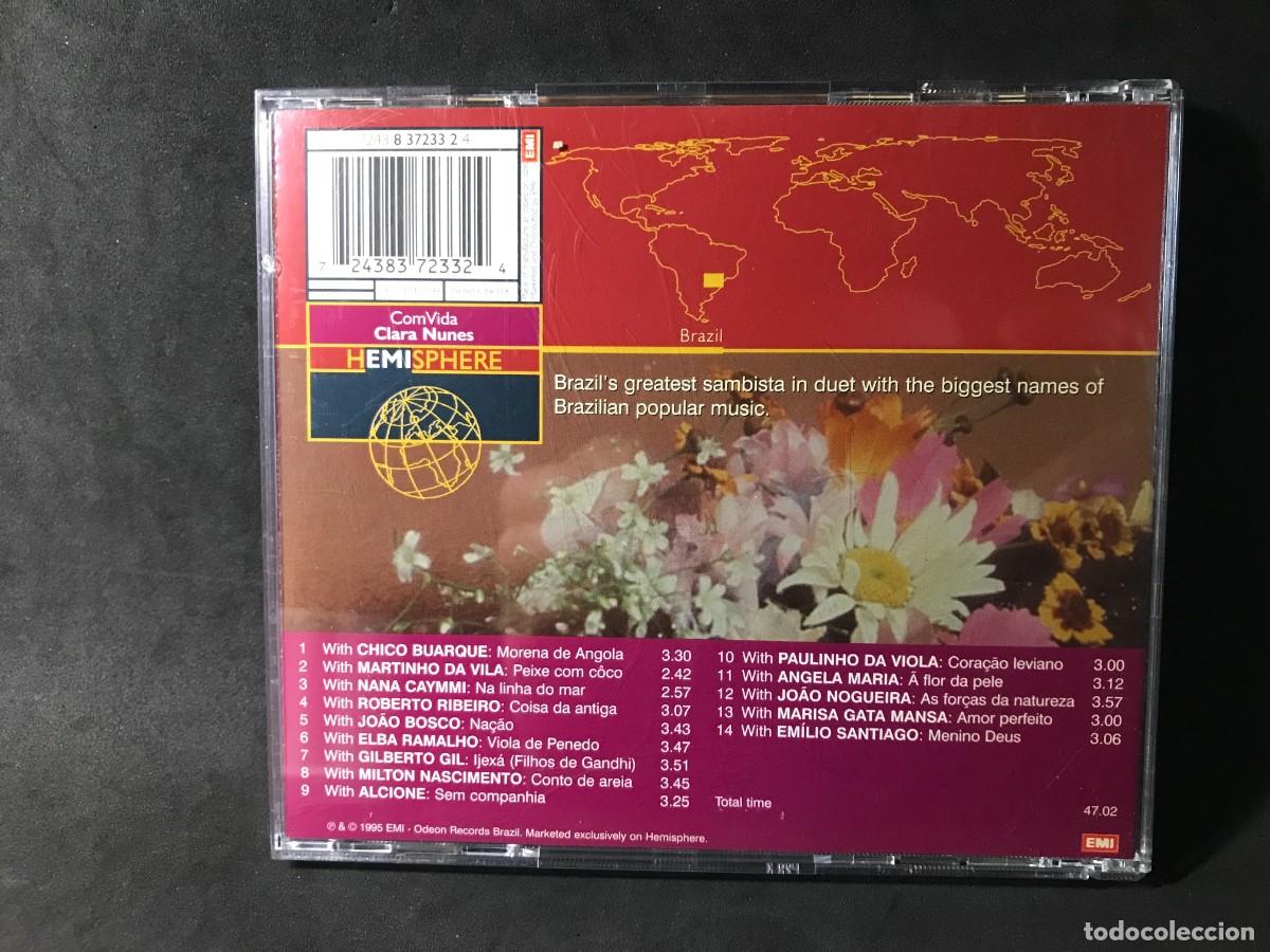 CDs de m&uacute;sica: Clara Nunes &ndash; ComVida - CD - Hemisphere - Foto 2
