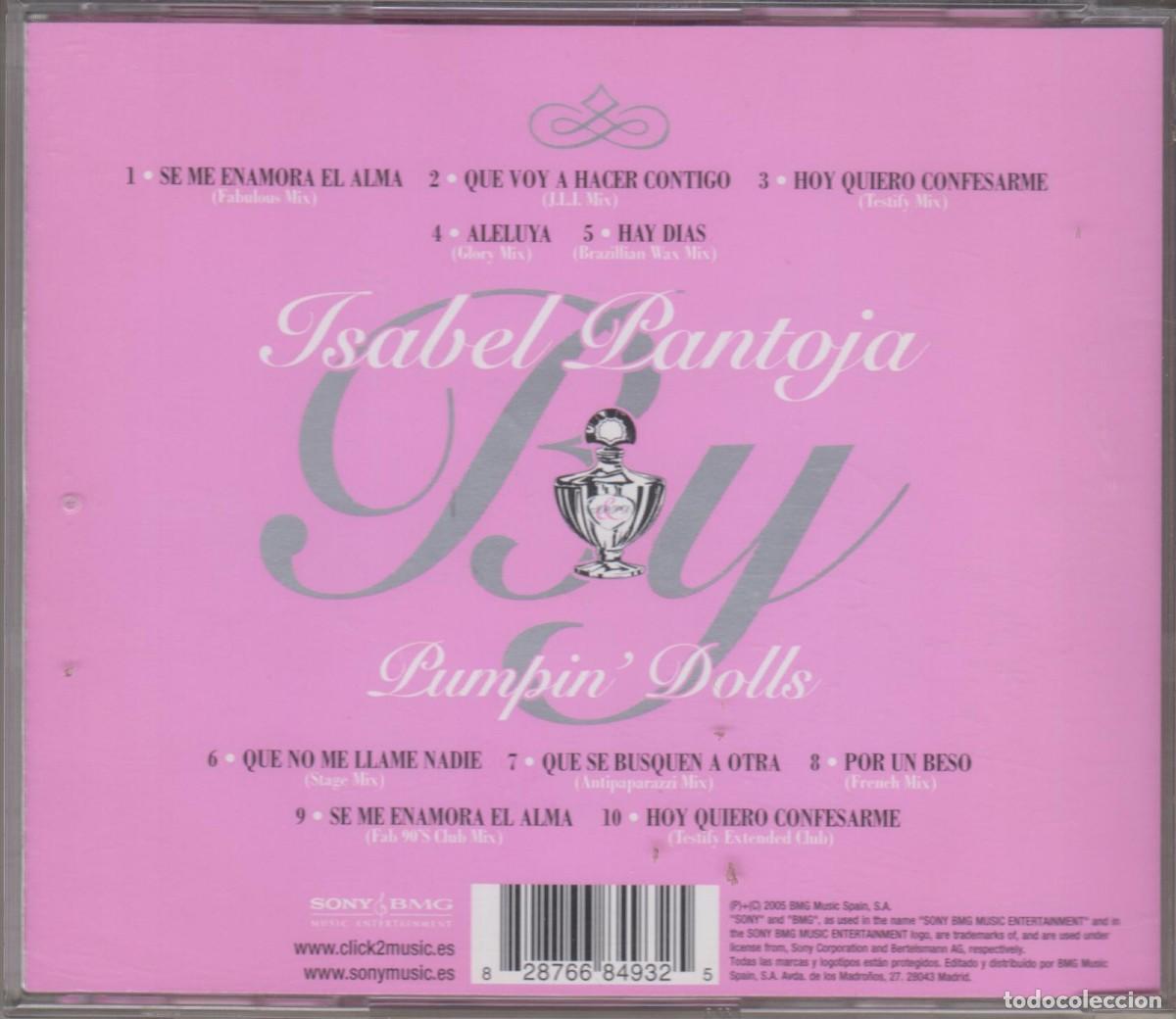 CDs de m&uacute;sica: Isabel Pantoja By Pumpin Dolls cd 2005 - Foto 2