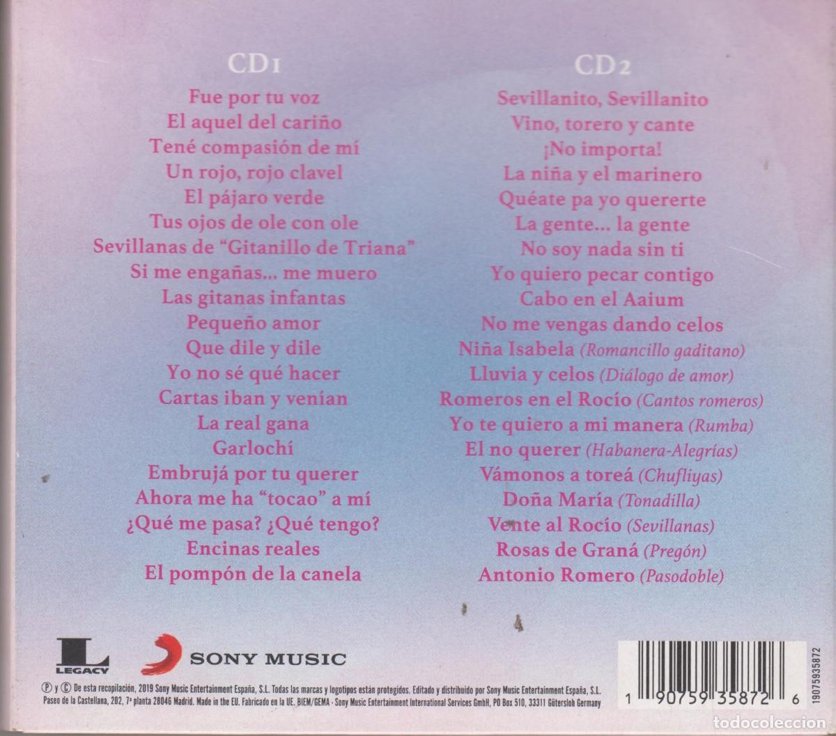 CDs de m&uacute;sica: Isabel Pantoja doble cd Or&iacute;genes 2019 - Foto 2
