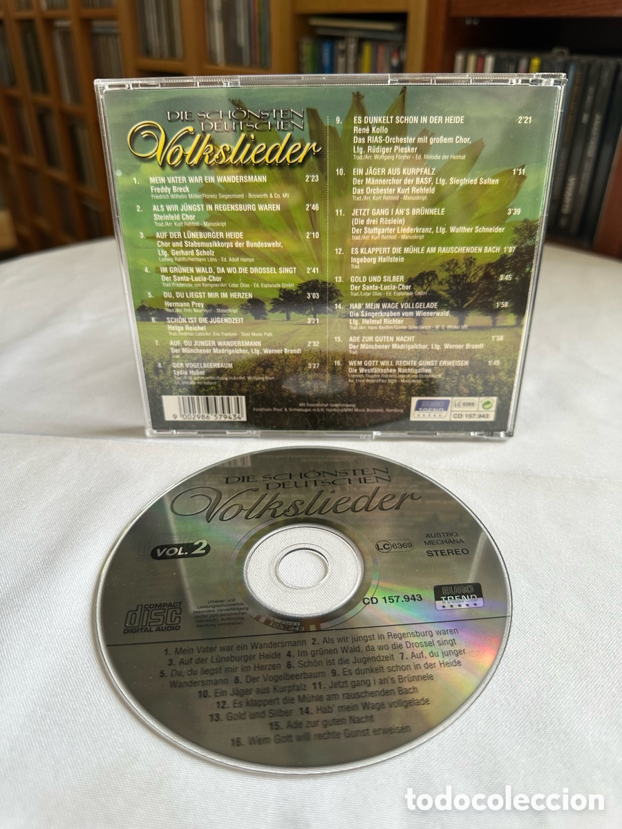CDs de m&uacute;sica: Cd / Volkslieder MEIN VATER WAR EIN WANDERSMANN 223 - Foto 2