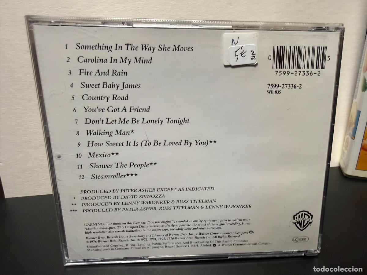 CDs de m&uacute;sica: James Taylor - Greatest Hits (CD) - Foto 2