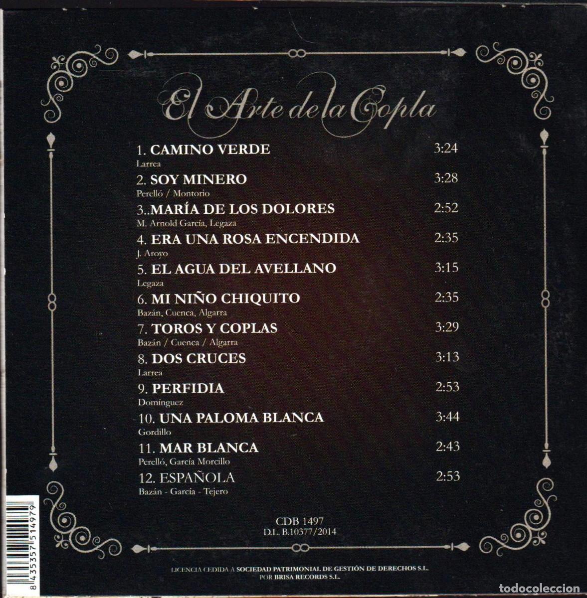 CDs de m&uacute;sica: CDs. El arte de la Copla - Foto 2
