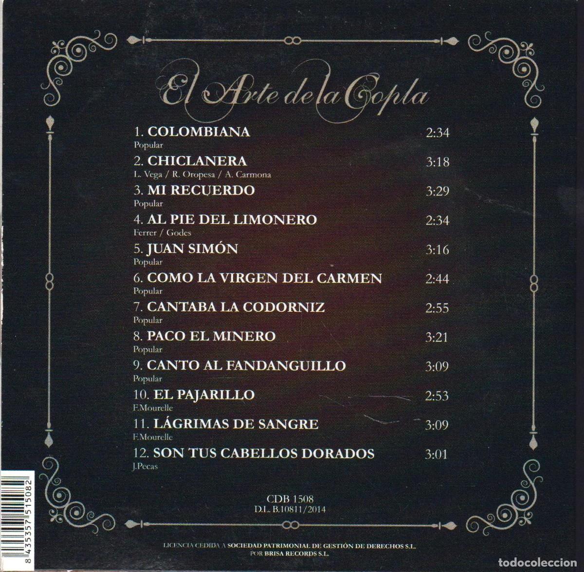 CDs de m&uacute;sica: CDs. El arte de la Copla - Foto 4