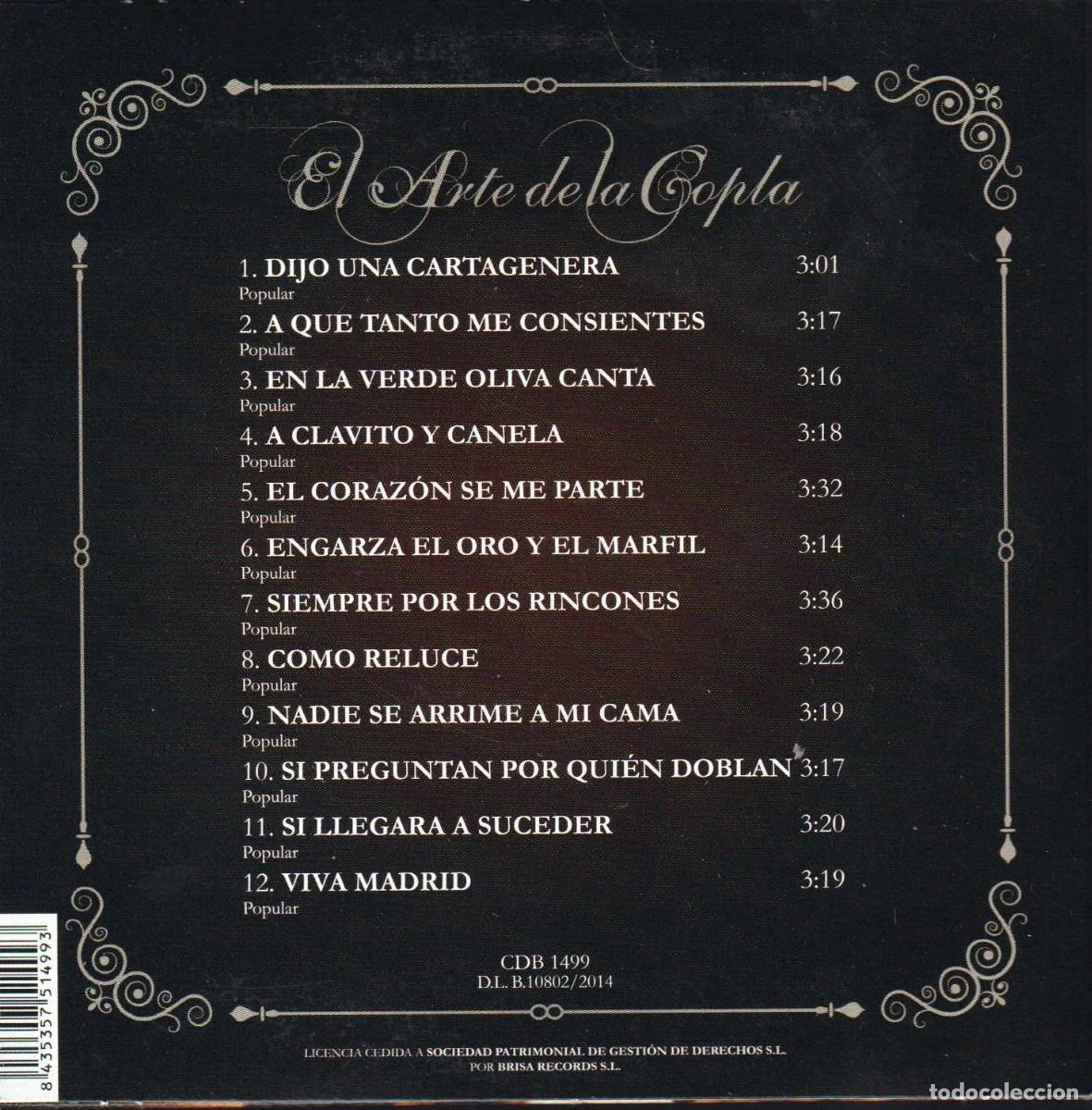 CDs de m&uacute;sica: CDs. El arte de la Copla - Foto 6