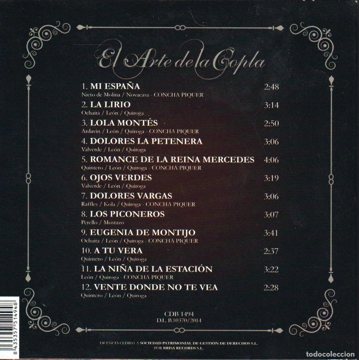 CDs de m&uacute;sica: CDs. El arte de la Copla - Foto 14