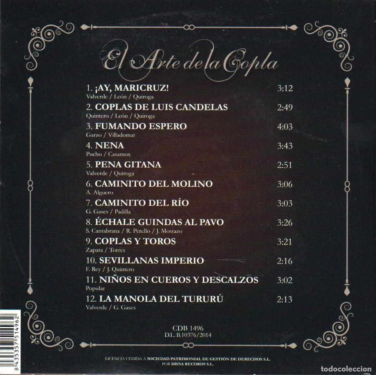 CDs de m&uacute;sica: CDs. El arte de la Copla - Foto 18