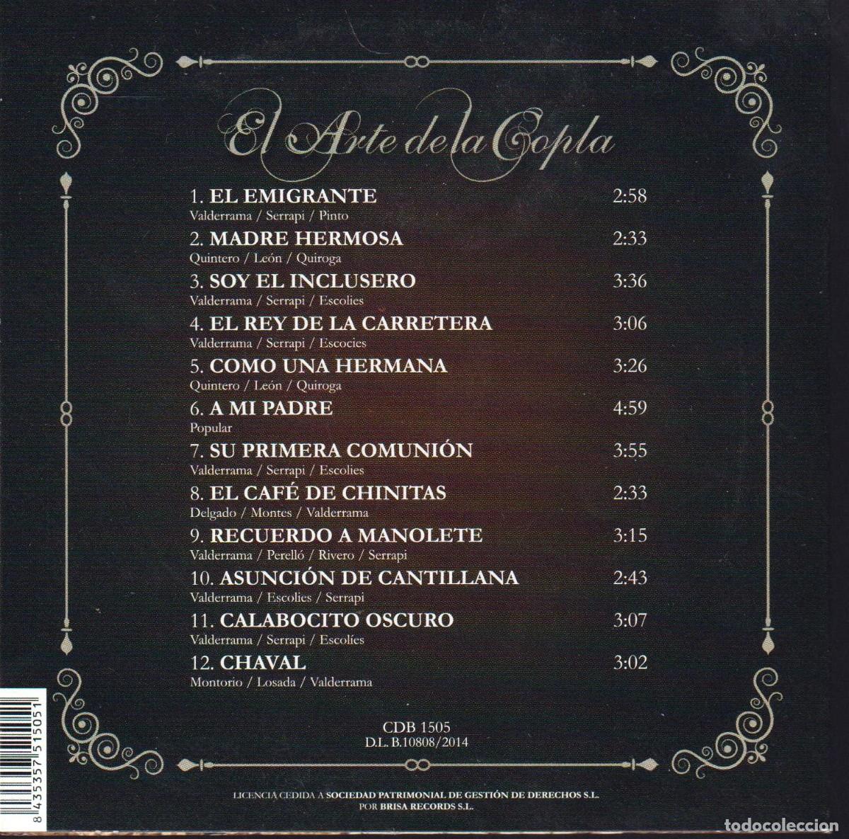 CDs de m&uacute;sica: CDs. El arte de la Copla - Foto 24