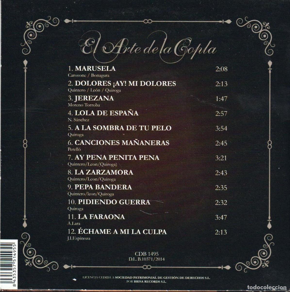 CDs de m&uacute;sica: CDs. El arte de la Copla - Foto 26