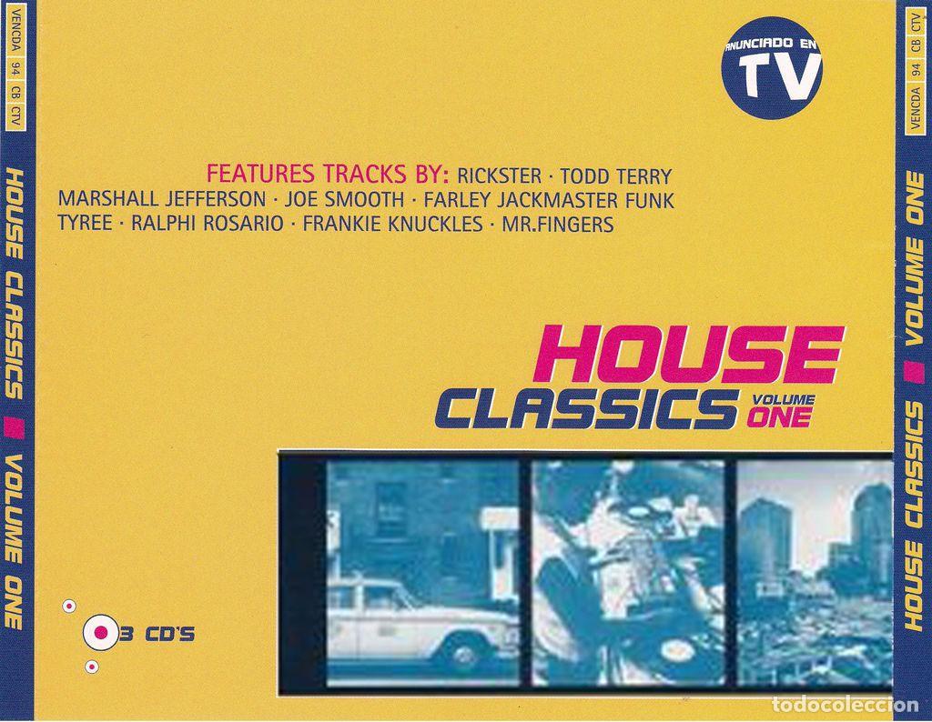 CDs de m&uacute;sica: house classics volumen one [1997] 3cds - Foto 1