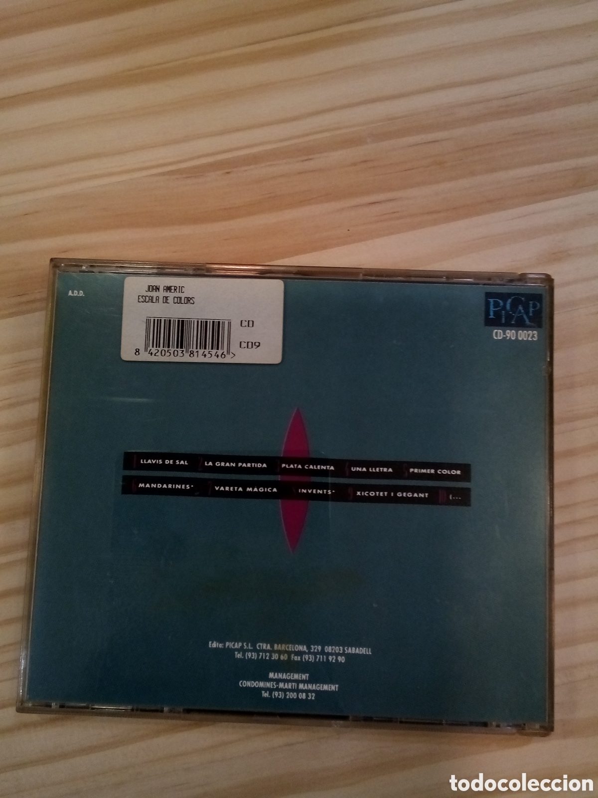 CDs de m&uacute;sica: CD Escala de color - Joan Am&egrave;ric - Foto 2