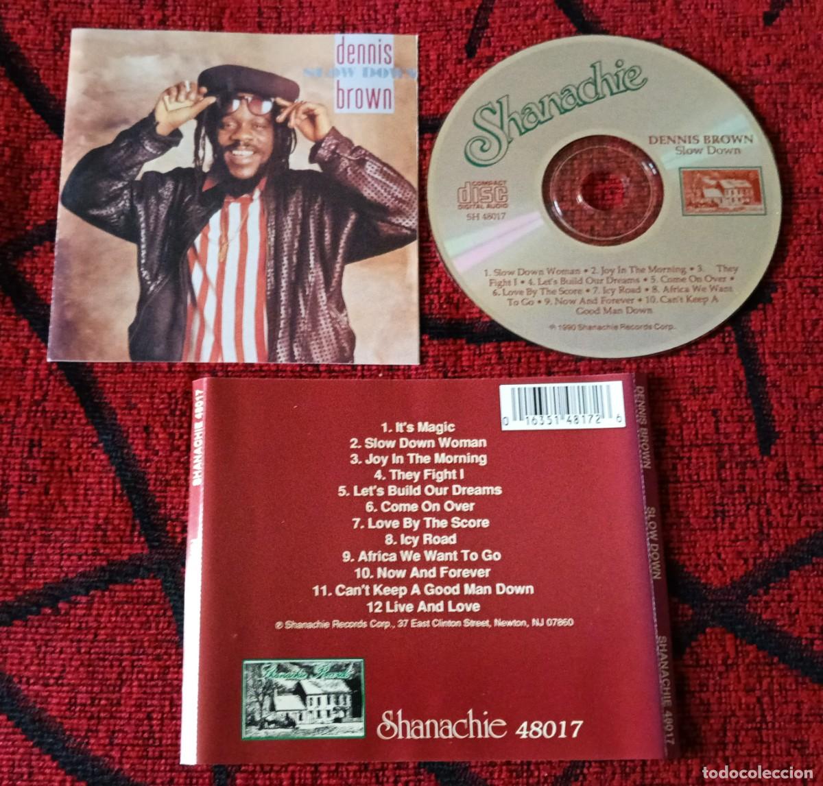 CDs de m&uacute;sica: DENNIS BROWN ** Slow Down ** 1990 CD - Foto 1