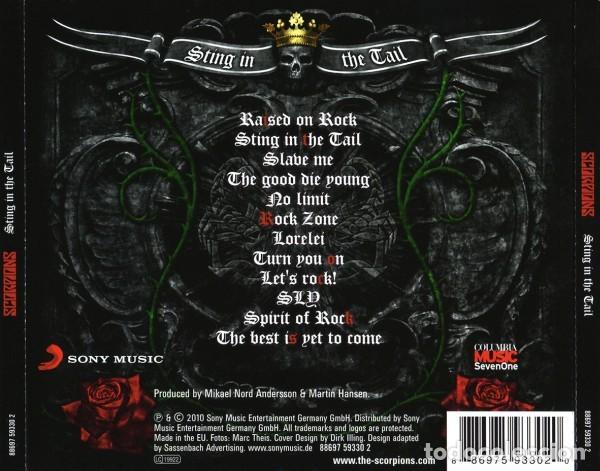 CDs de m&uacute;sica: SCORPIONS (Sting In the tail) - Foto 2