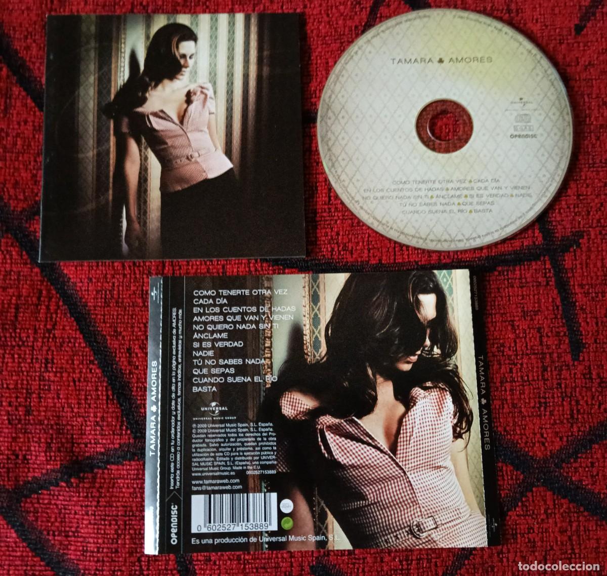 CDs de m&uacute;sica: TAMARA ** Amores ** CD 2009 - Foto 1