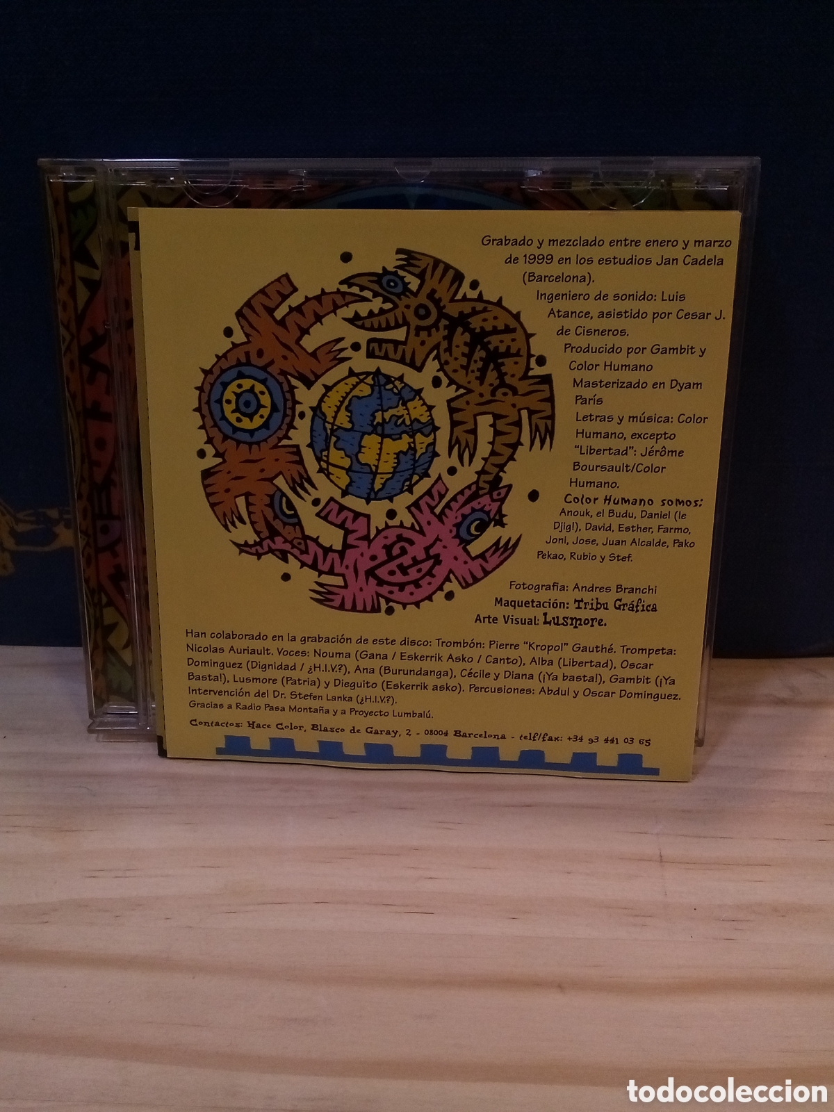 CDs de m&uacute;sica: CD Color Humano - Burundaga - Foto 2