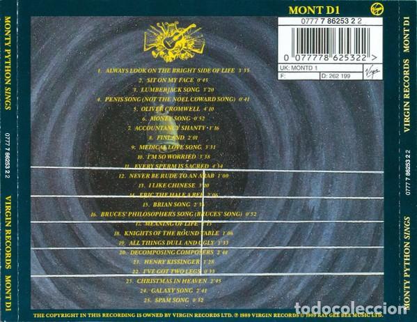 CDs de m&uacute;sica: Monty Phyton - Monty Python Sings - Foto 2