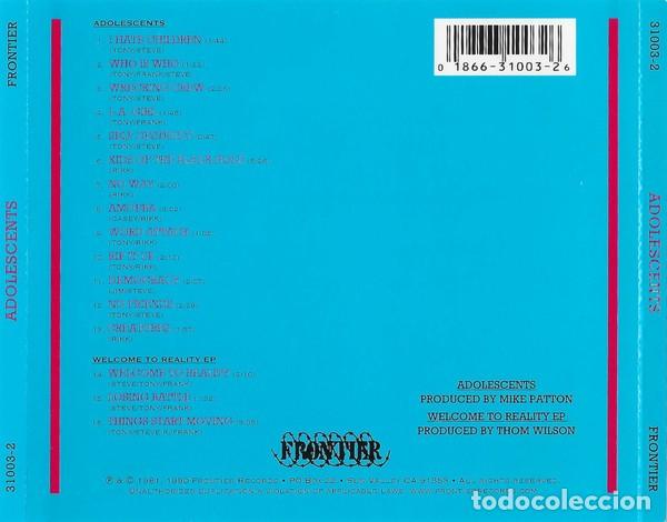 CDs de m&uacute;sica: Adolescents - Adolescents - Foto 2