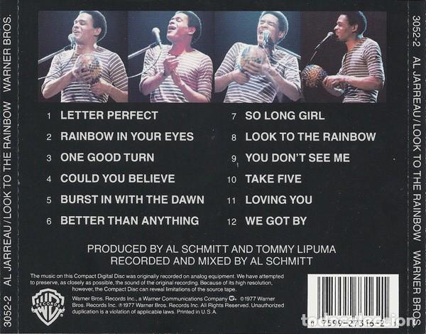 CDs de m&uacute;sica: Al Jarreau - Look to the Rainbow - Foto 2