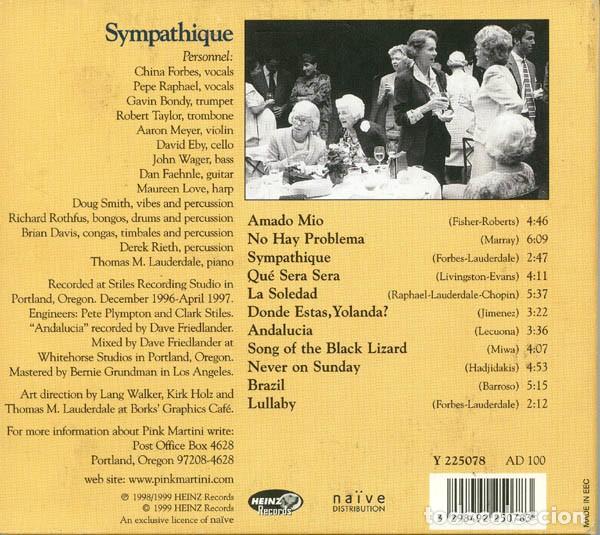 CDs de m&uacute;sica: Pink Martini - Sympathique - Foto 2