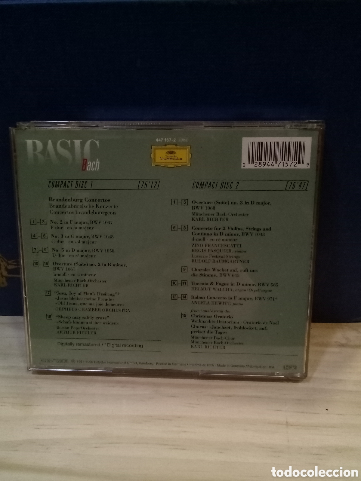 CDs de m&uacute;sica: CD Basic Bach - 3 Brandenburg Concertos - Foto 3