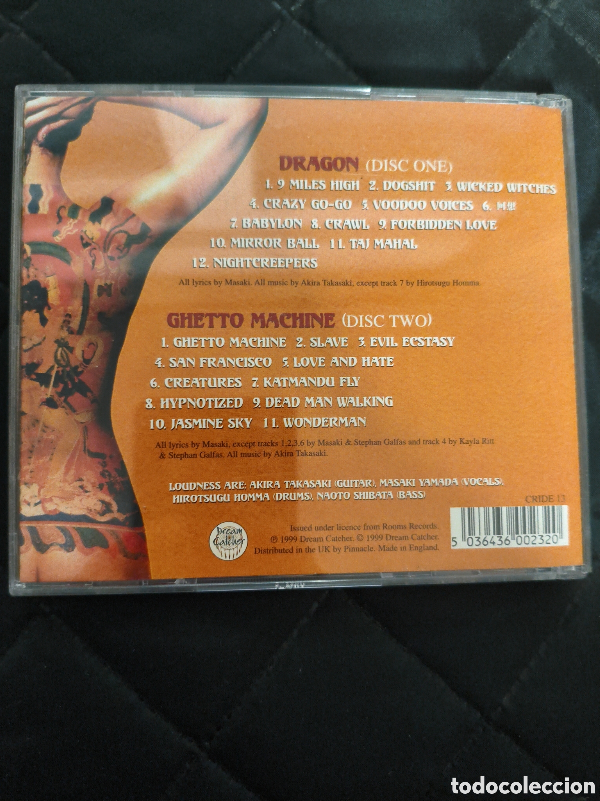 CDs de m&uacute;sica: Loudness&nbsp;&lrm;&ndash;&nbsp;Dragon / Ghetto Machine - Foto 2