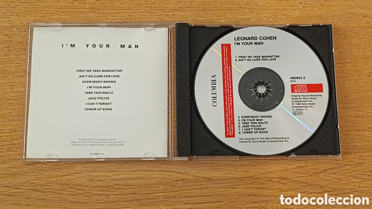 CDs de m&uacute;sica: Leonard Cohen CD IM Your Man - Foto 3