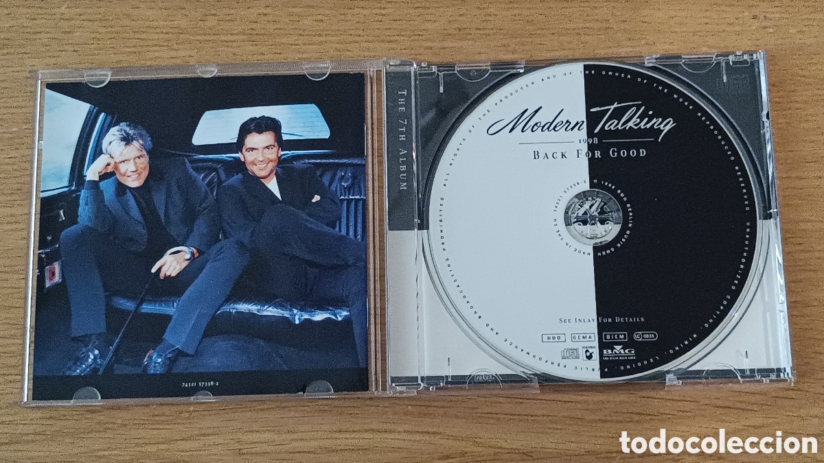 CDs de m&uacute;sica: Modern Talking CD Back For Good - Foto 3