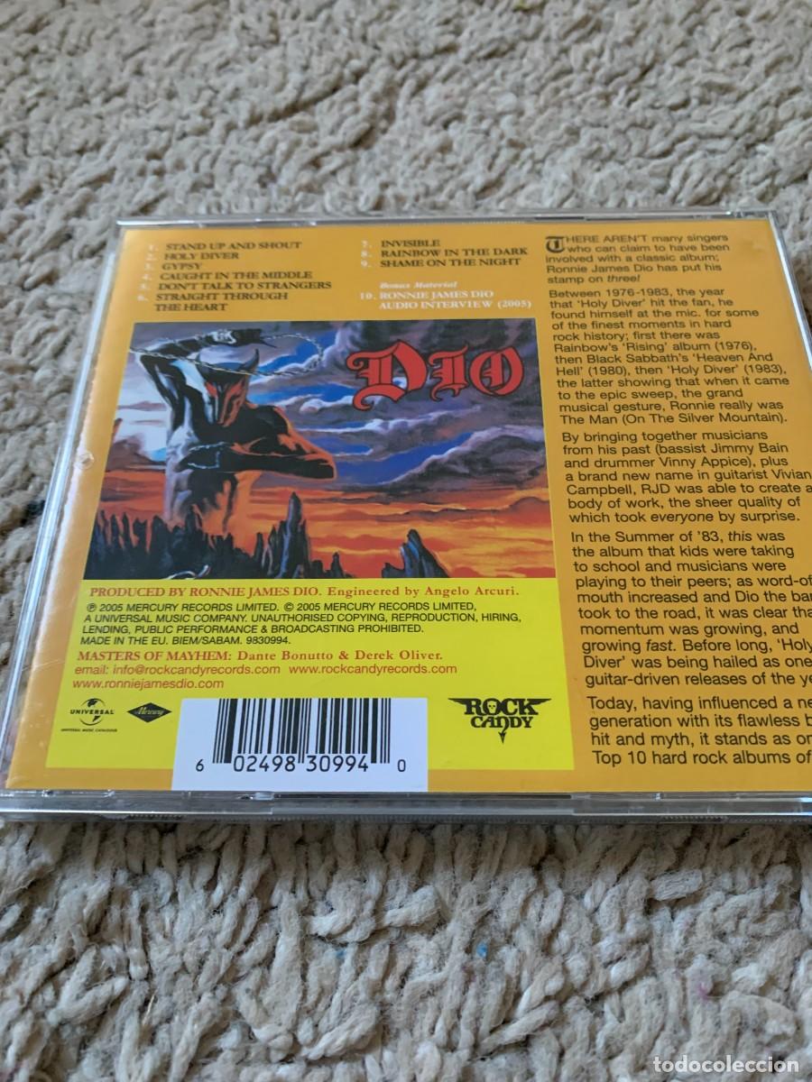 CDs de m&uacute;sica: CD. DIO. HOLY DIVER. LIBRILLO. - Foto 3