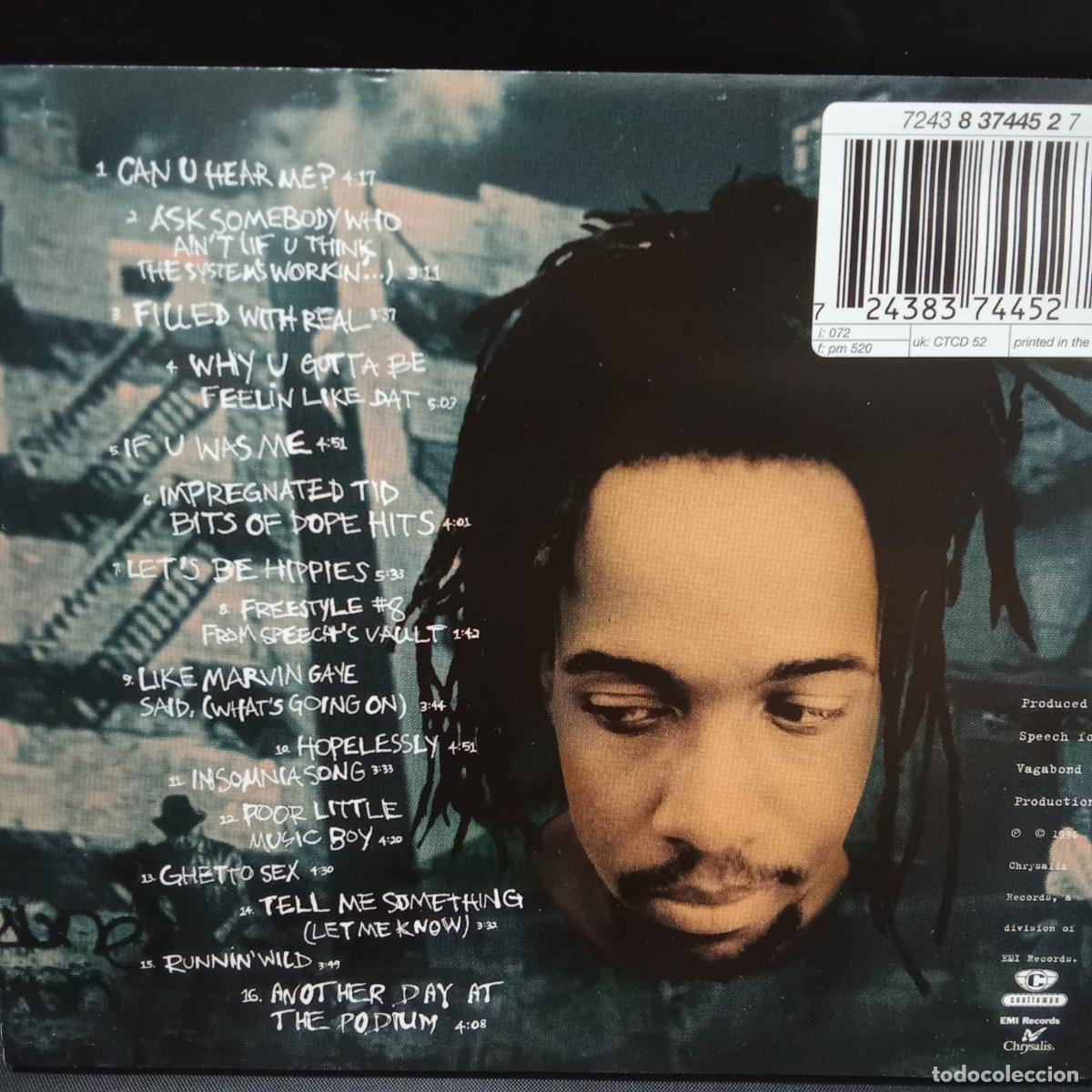CDs de m&uacute;sica: Speech &ndash; Speech. CD Hip-hop - Foto 3