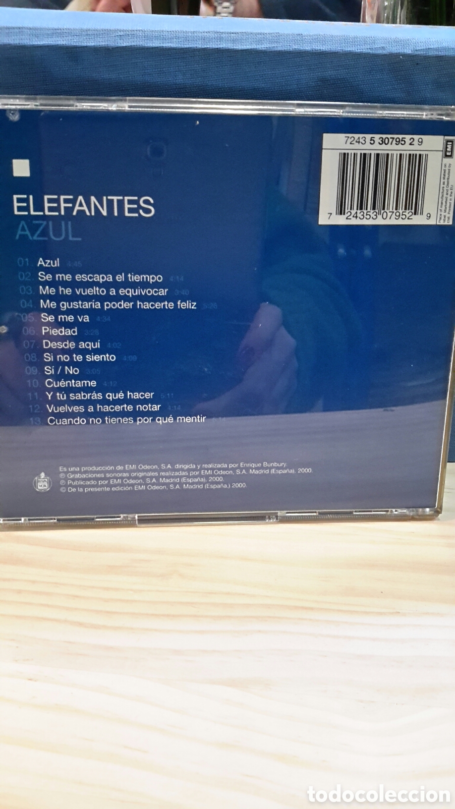CDs de m&uacute;sica: Elefantes - Azul (EMI Odeon) - Foto 2