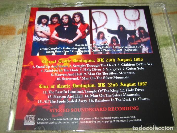 CDs de m&uacute;sica: CD - DIO - Live Donington 1983 & 1987 - Foto 2
