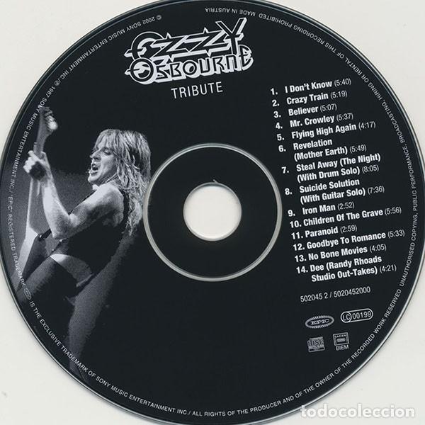 CDs de m&uacute;sica: Ozzy Osbourne &lrm;&ndash; Randy Rhoads Tribute - CD - Foto 3