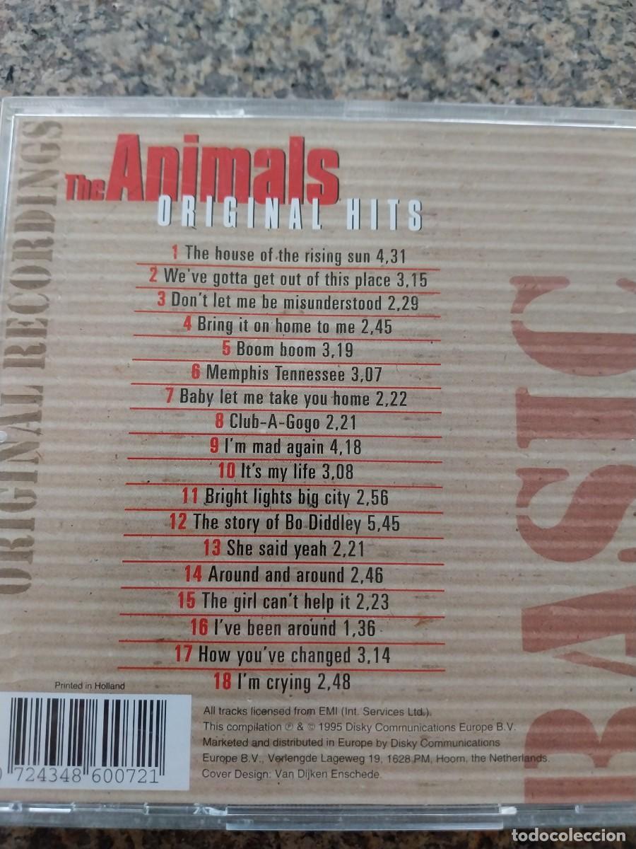 CDs de m&uacute;sica: CD -- THE ANIMALS ORIGINAL HITS -- - Foto 2
