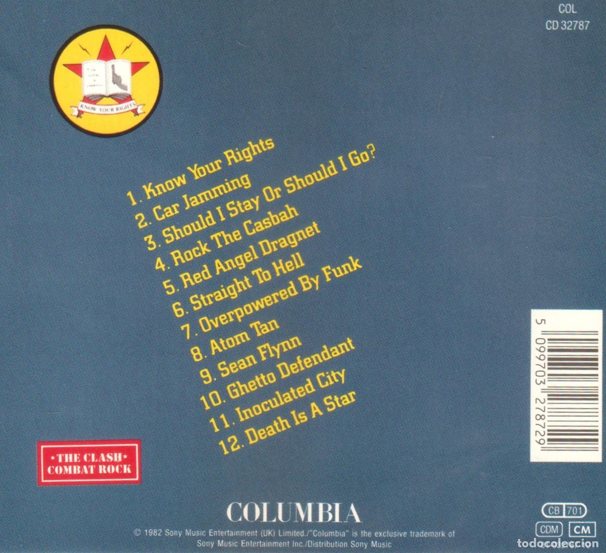 CDs de m&uacute;sica: �T3444 - THE CLASH. COMBAT ROCK. CD. - Foto 2