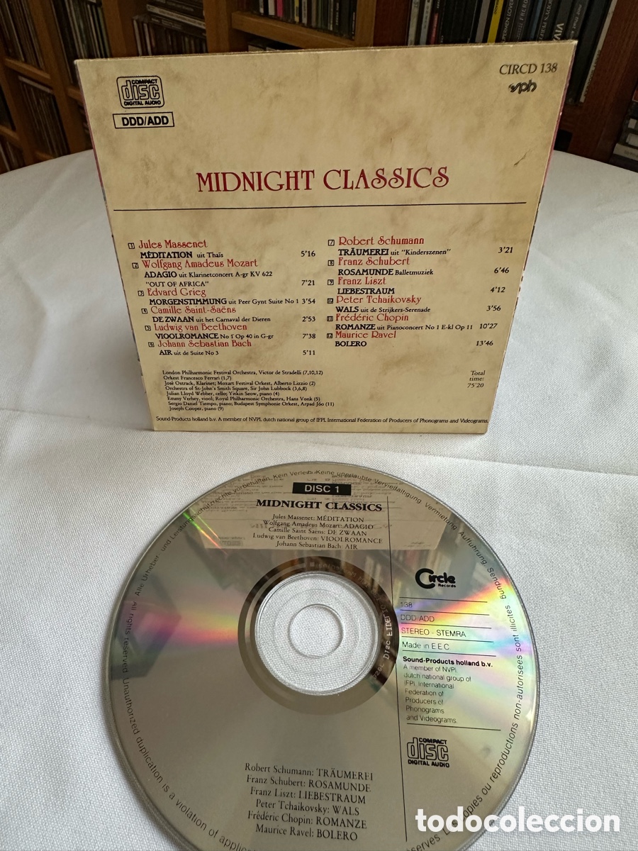 CDs de m&uacute;sica: CD/ MIDNIGHT CLASSICS - Foto 2