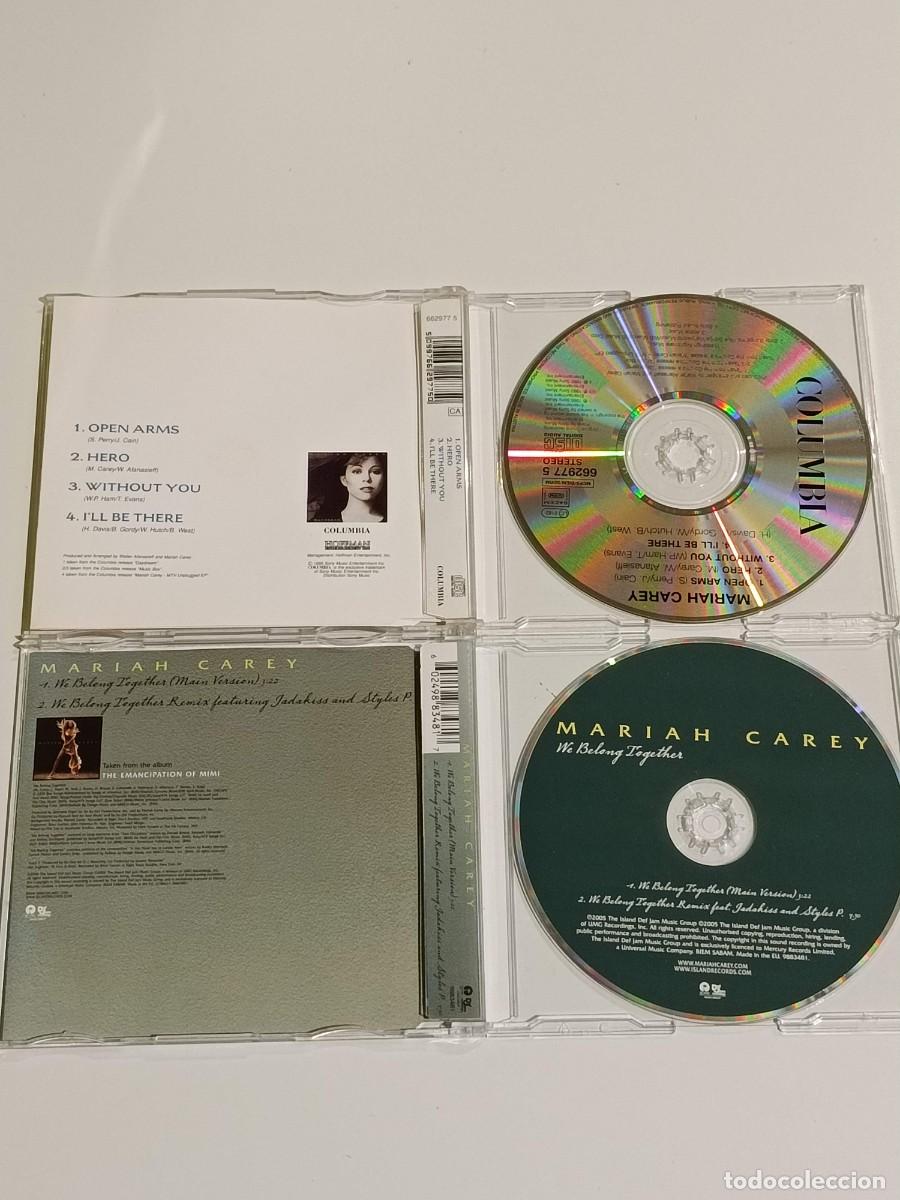 CDs de m&uacute;sica: Lote 2 cd single Mariah Carey - Foto 2