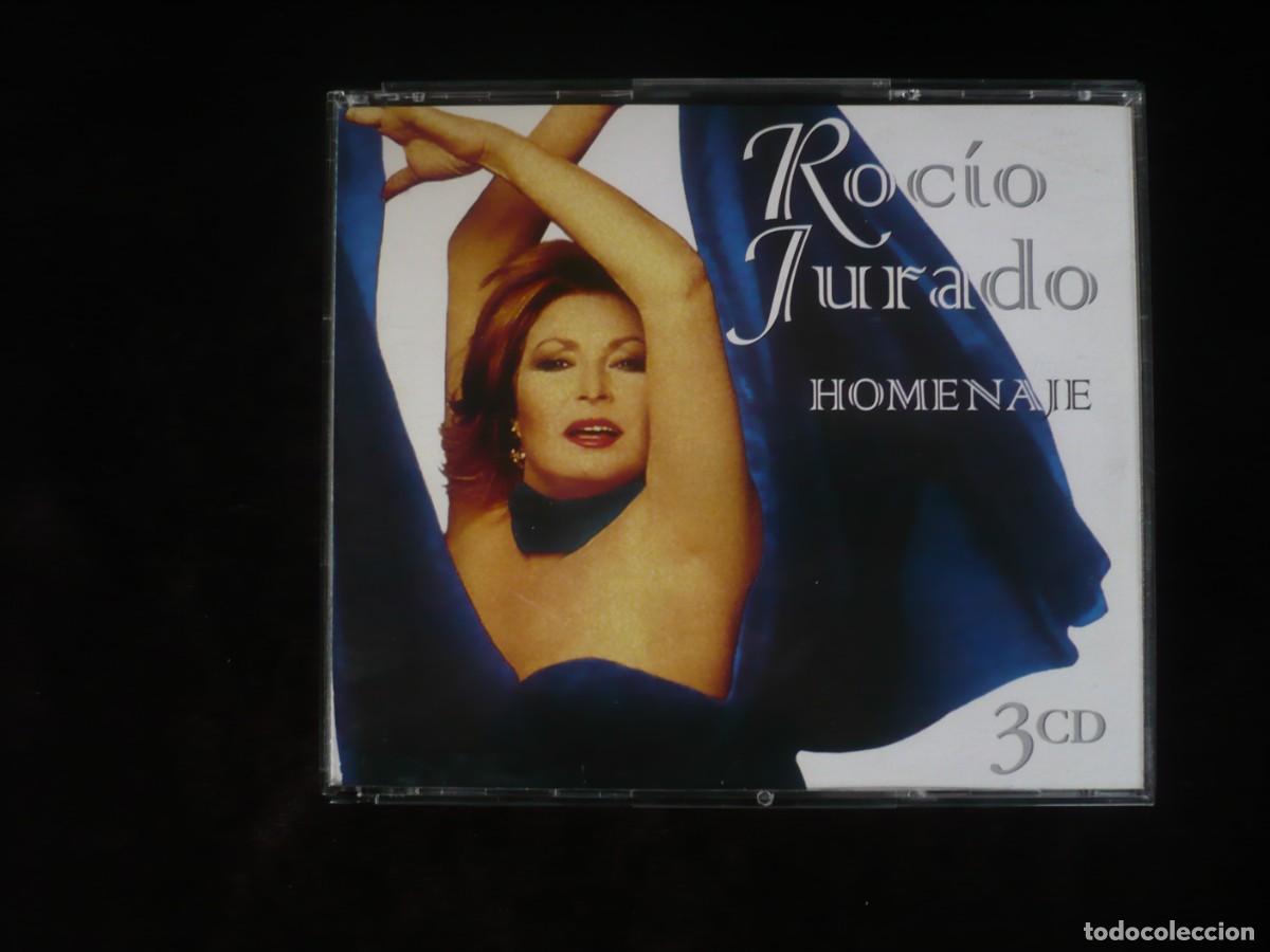 CDs de m&uacute;sica: rocio jurado - homenaje - con 3 cd como nuevos + librito - Foto 1