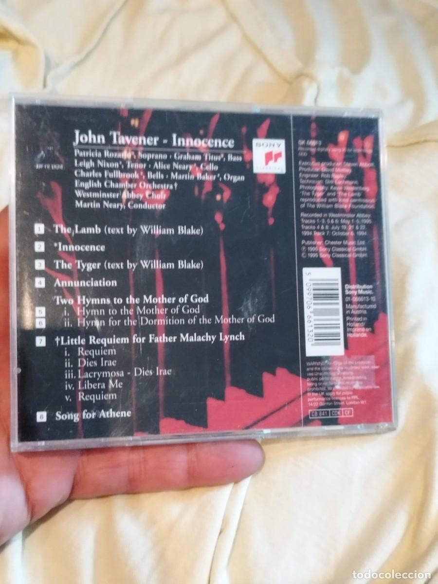 CDs de m&uacute;sica: John Tavener &ndash; Innocence. Cd. - Foto 3