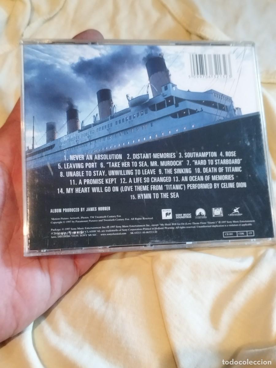 CDs de m&uacute;sica: Titanic, cd banda sonora de la pel&iacute;cula. - Foto 3