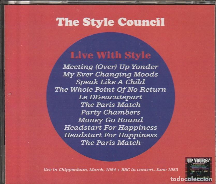 CDs de m&uacute;sica: CD - STYLE COUNCIL - Live Chippenham 1984 - Foto 2